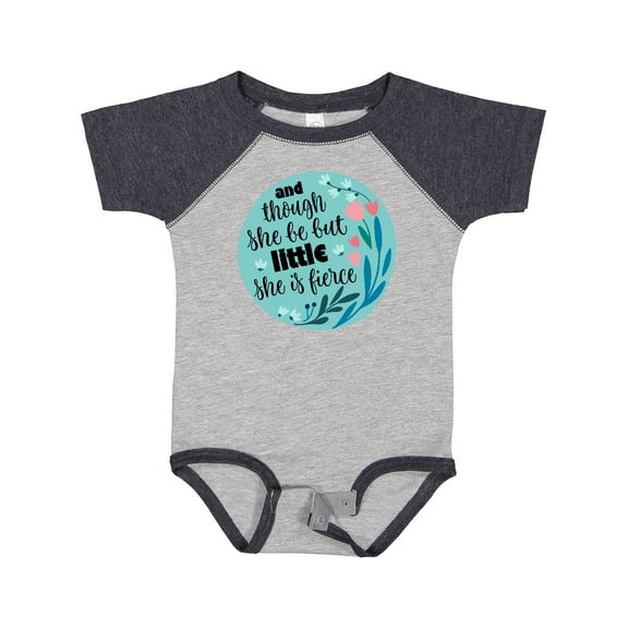 Inktastic Shakespeare She Is Fierce Quote Girls Baby Bodysuit