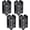 Weld hinge-90 ° Open-4Pcs, variant on Weld on Hinges 1000lb Capacity Dual-Sided Heavy Duty Gate Hinges - 6mm Carbon Steel Weldable Hinges for Square Post to Tubular Gate, Ideal for Heavy Gates or Trailer Ramps