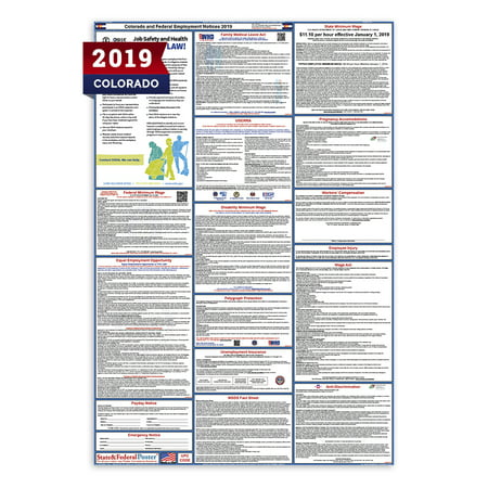 2019 Colorado State and Federal Labor Law Poster (Best Labor Day Sales 2019)