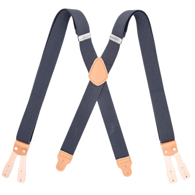 Bretelles pour Hommes, Bretelles Élastiques Réglables à Dos en X avec Pinces Robustes, Bretelles Mode Confortables pour Pantalons, pour Usage Quotidien, Extérieur, Décontracté