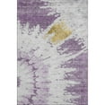 thumbnail image 2 of Addison Rugs Mayfield Washable Transitional Spiral Purple Rectangle Rug, 10' x 14', 2 of 6