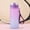 Purple, variant on Water Bottle with Straw and Handle, Gradient Color Large Capacity Plastic Water Bottle with Tea Infuser, Leak Proof One Touch Lid for Sports Gym and School