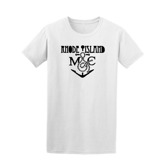 Rhode Island Anchor Tee. Men's-Image by Shutterstock