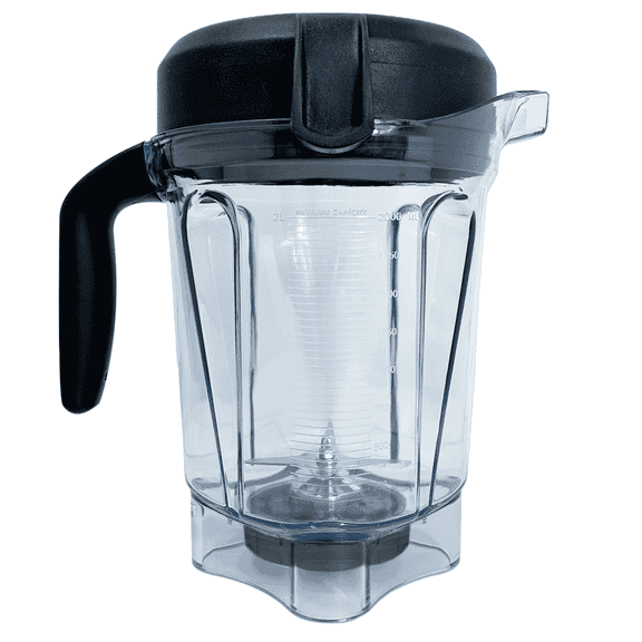 For Vitamix Blender Pitcher 64oz Low-Profile, Replacement Pitcher for Vitamix 750 5200 7500 6300 Vm0103 Vm0197 E310 G/Classic C/Explorian/Commercial series etc