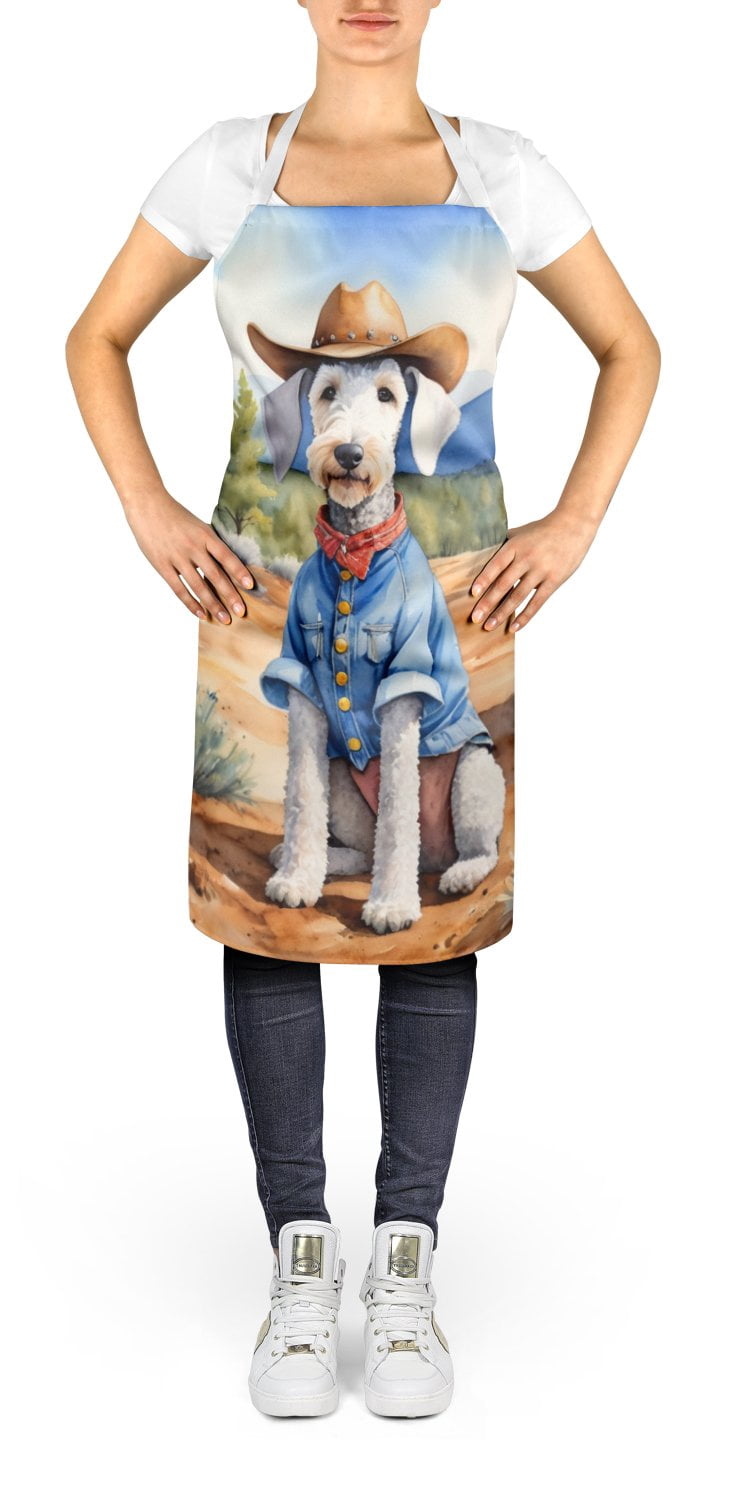 Yorkshire Terrier Yorkie Cowboy Welcome Apron
