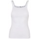 thumbnail image 1 of Build Your Brand - Camiseta Sin Mangas Diario para Mujer (Blanco), 1 of 1