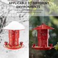 thumbnail image 1 of Outdoor Hanging Metal Double Layer Bird Feeder Bird Water Feeder Anti-Squirrel, 1 of 5