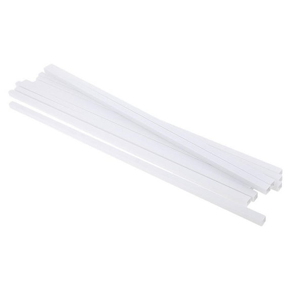 Milaget 10 Pieces ABS Square Tube Architectural Model Building Materials 5x5x250mm