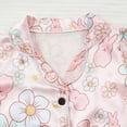 thumbnail image 5 of TOWED22 Infant Toddler Baby Girl Summer Clothes Bow Embroidery Short Sleeve T Shirts Top Shorts 2 Piece Summer Outfits Set(Light Pink,2-3 Y), 5 of 8