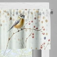 thumbnail image 4 of Ambesonne Birds and Nature Valance Pack of 2, Wingy Animals Dots, 42"X18", Coconut Dried Rose Khaki, 4 of 5