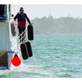 thumbnail image 2 of Polyform Boat Fender Cover 53-300-941 EFC-2 Black; 8.9 Inch Diameter x 26.8 Inch Length; Polyester Fabric; Black; Single, 2 of 4