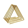 thumbnail image 1 of KAKOWELY Iron Book Shelf 1pc Simple Desktop Bookshelf Triangular Iron Art Book Rack Home Decoration for Newspaper Magazine Golden7.28"X8.46"X6.1", 1 of 4