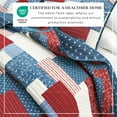 thumbnail image 5 of Great Bay Home Americana Patchwork Quilt Set with Shams (Twin / Twin XL, Americana Patchwork), 5 of 6