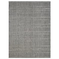 thumbnail image 4 of Handcraft Rugs HR Indoor/Outdoor Rugs Striped Pattern Gray Outdoor Carpet-Lasts Long Under Sunlight-Grey Ivory Stripped - 7.9 x 10, 4 of 5