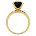 thumbnail image 4 of Solitaire Engagement Ring for Women - 3ct Natural Onyx in 14K Yellow Gold Promise Ring, 4 of 6