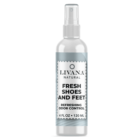 Fresh Shoes and Feet - Natural Shoe Deodorizer Spray, Foot Odor Eliminator and Air Freshener
