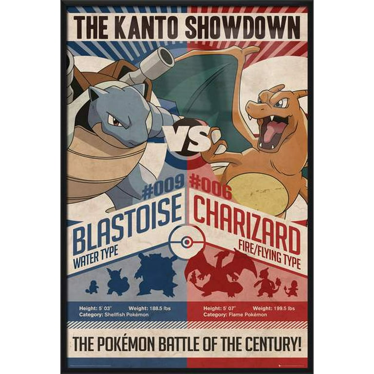 Pokemon - Framed Gaming / TV Show Poster / Print (The Kanto