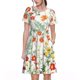 thumbnail image 1 of Balery Spring floral Vestidos sueltos de manga corta para mujer, vestidos de verano 2025, vestidos casuales de corte A con vuelo., 1 of 6