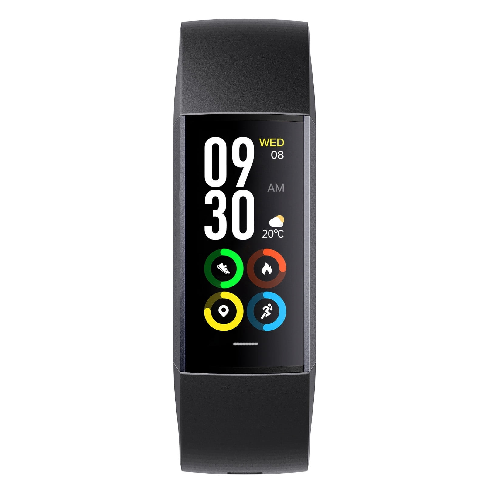 " Your Style and Performance with A Cutting Edge Smart Sport Band Customizable Watch Face and Intelligent Activity Tracking"Black