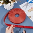 thumbnail image 3 of 5m/16.4 Ft Brown U-Shape Edge Banding 0.6 Inch ID Self Adhesive Edge Protector 0.7 Inch Wide Flexible Furniture Edge Protector U-Shape Veneer Edging for Table Cabinet Shelf Repair for DIY, 3 of 6