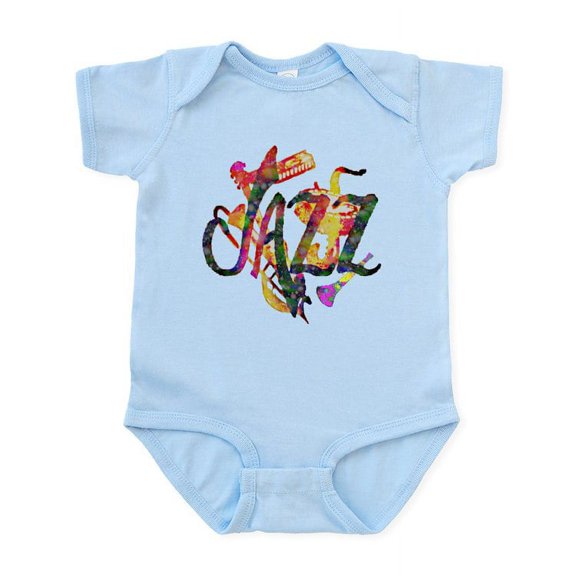 CafePress - JAZZ Infant Bodysuit - Baby Light Bodysuit, Size Newborn - 24 Months