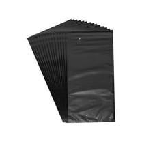 Uxcell Shrink Wrap Bags,50Pcs 8 x 16 Inches Black POF Heat Shrink Wrap Bags for Packaging Gift Baskets, Soap,Bath Balls,Candles, Stationery, Cosmetics and Homemade DIY Crafts