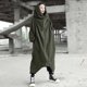 thumbnail image 5 of 4XL; Sudadera con capucha larga unisex negra Abrigo con cremallera Abrigo de manga larga Cierre con cremallera Sudadera con capucha larga con forro polar Zhivalor BST3060147, 5 of 5