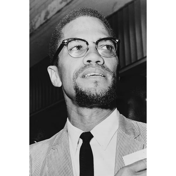24x36 gallery poster, Malcolm X 1964