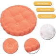 thumbnail image 3 of Nvzi Cojines de asiento redondos, cojines de silla de interior rellenos de espuma EPE para el hogar, la oficina, el comedor, la cocina, naranja, 15,7'' x 15,7'', 3 of 5