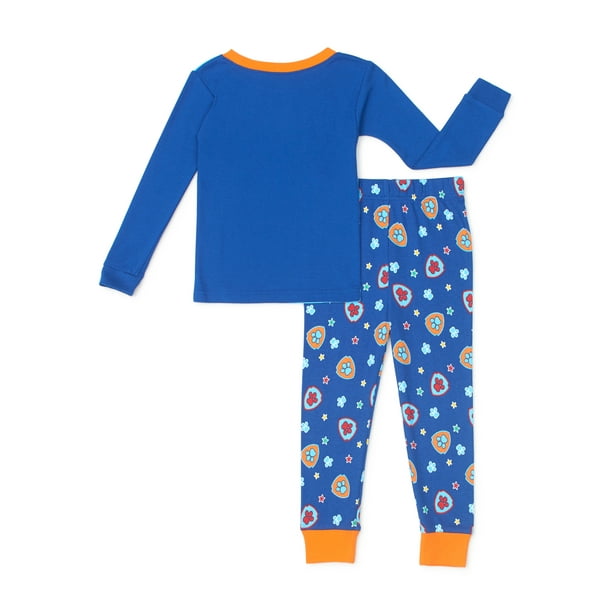 Paw Patrol Toddler Boys Snug Fit Cotton Long Sleeve Pajamas 2pc Set 2t 5t Blue