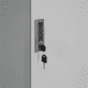 thumbnail image 4 of Locker Metálico Alto de 3 Compartimentos Amplios con Puertas y Llave para Almacenamiento Seguro para Oficina, Gimnasio o Personal, 4 of 7