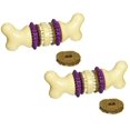 thumbnail image 2 of Juguetes para perros PetSafe Busy Buddy Bristle Bone Large (paquete de 2), 2 of 3