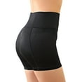thumbnail image 2 of Defitshape Women's High Waisted Shapewear Butt Lifter Body Shaper High Rise Tight Padded Shaper Shorts Thigh Tummy Control Firm Elastic Seamless Adjustable Breathable Black Small, 2 of 3