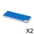 thumbnail image 1 of Paquete de 2-4 Pastillero de 31 Rejillas Mensual 31 Días 31 Compartimentos para Cápsula de Viaje 2 piezas, 1 of 10