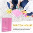 thumbnail image 3 of 1 Set Doll Closet Wardrobe Tiny House Decor Furniture with Mini Hangers, 3 of 7