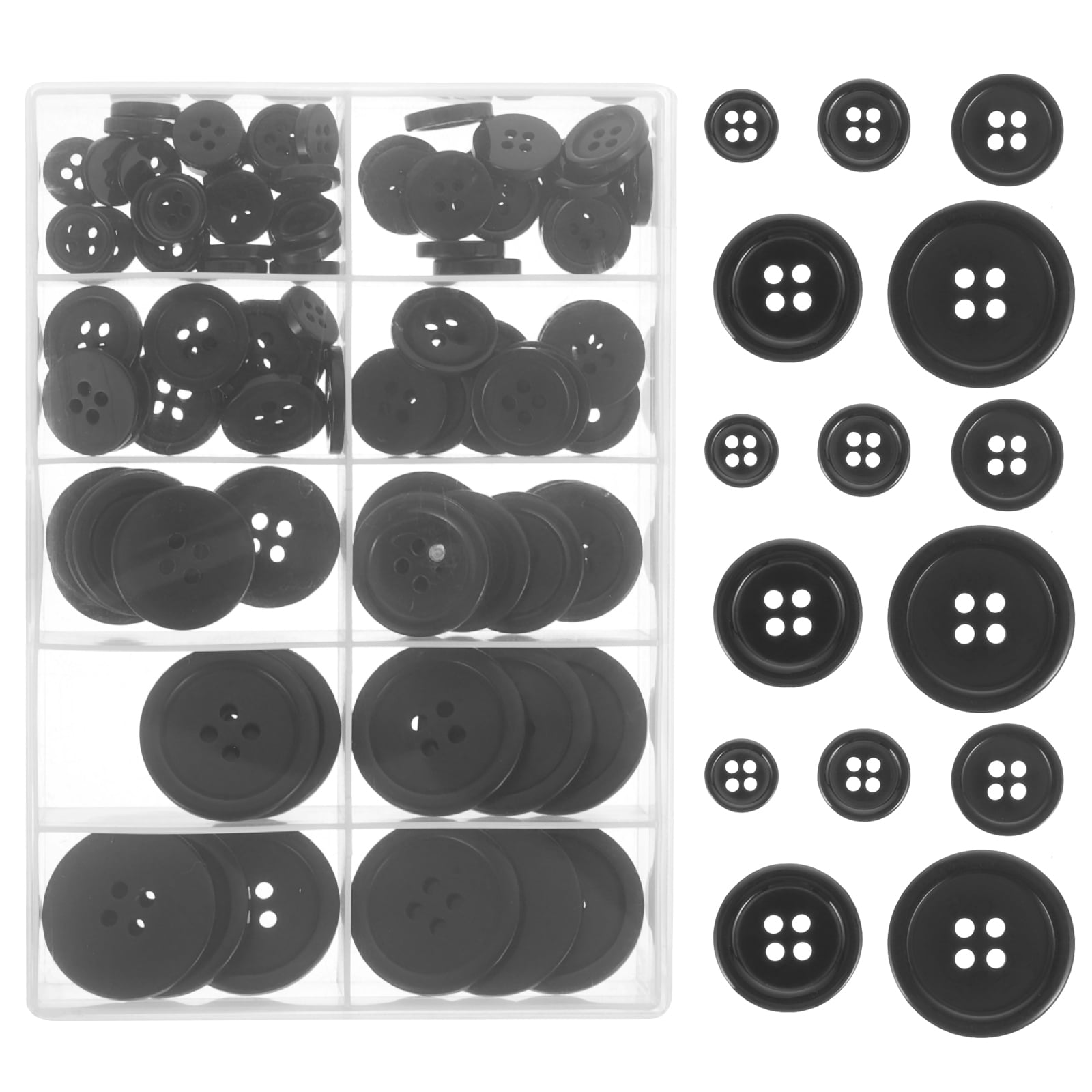 20pcs Clothing Replacement Buttons Stylish Coat Buttons Clothes DIY Buttons, Size: 1.5X1.8X1.8CM