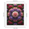 thumbnail image 2 of Paint By Numbers Kit for Adults Beginner - DIY Radiant Floral Mandala Design Canvas Painting Kits for Adults, Frameless Paint By Number for Adults for Home Wall Decor 16x20 Inch, 2 of 7