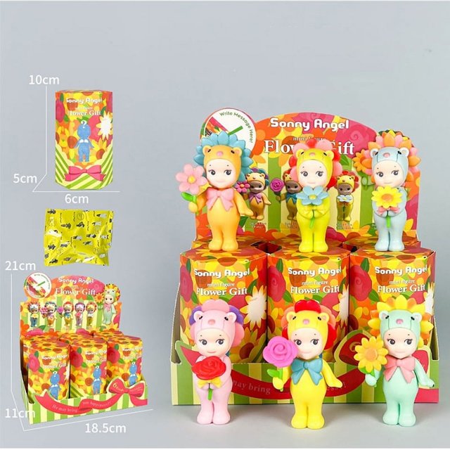 Juguetes al azar Sonny Angel Hippers Caja ciega Serie de regalos de amor Modelos de muñecas Linda colección de decoración de bricolaje Caja sorpresa Regalos para parejas
