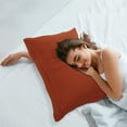 thumbnail image 2 of PiccoCasa 2 Packs Pillowcases Soft 1800 Microfiber Pillow Shams with No Zipper, King Rust, 2 of 8