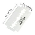 thumbnail image 2 of Double Edge Stainless Steel for Shaving and Eyebrow Trimming - 100pcs Barber Quality - Smooth Clean Shave Experience for All Skin Types, 2 of 8