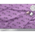 thumbnail image 3 of Soimoi Moss Georgette Fabric Bull Dog Print Fabric by Yard 42 Inch Wide, 3 of 3
