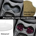 thumbnail image 4 of Car Coasters 4 Pack Stone Cup Holder Rose Hearts Absorbent Drink Car Coaster Ceramic Set Small 2.56 inch Cup Coasters, 4 of 6
