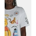 thumbnail image 3 of Winnie the Pooh Women's Embroidered Graphic Print T-Shirt, XXS-XXL, 3 of 5