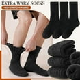 thumbnail image 6 of Merino Wool Boot Socks Size 5-9 Thermal Winter Warm Thick Cozy Hiking Socks for Men Women 3 Pairs, 6 of 6