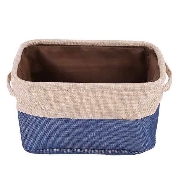 Cestos de almacenamiento ckepdyeh, cesta de tela para almacenamiento con dos asas, contenedores de juguetes plegables para guardar ropa, organizador para el hogar para dormitorio, oficina, armario,