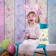 thumbnail image 6 of Easter Savings! Boovnll Easter Pillow Covers 18x18", Cute Easter Bunny Printing Easter Pillow Covers for Home, Bedroom, Living Room, Couch, Sofa, Party Decor, Easter Decorations, 6 of 6