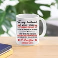 thumbnail image 2 of Funny Coffee Mug ,To my Husband I wish I could turn back the clock Love You Longer , Couples Wifey and Hubby, Mr and Mrs cup, Love Wedding, Anniversary,Christmas, Valentine's Day,11 oz Mug, 2 of 5