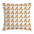 thumbnail image 1 of Dog Lover Throw Pillow Cushion Cover, Stuffed Toy Design Children Plaything Digitally Composed Animal Sitting Position, Decorative Square Accent Pillow Case, 20 X 20 Inches, Beige Brown, by Ambesonne, 1 of 2