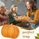thumbnail image 5 of Halloween Pumpkin Wood Cutting Board with Handle, 5 of 5