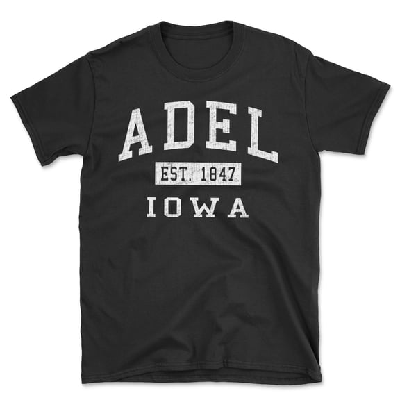 Adel Iowa Classic Established Men's Cotton T-Shirt